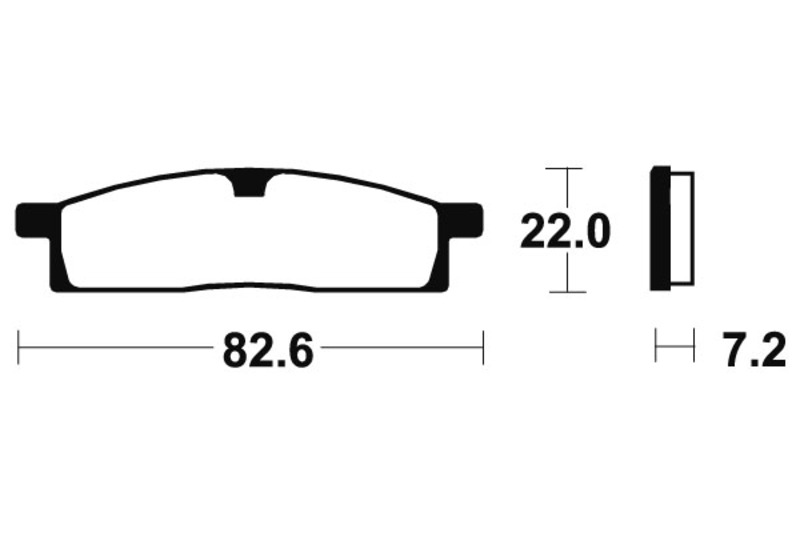 TECNIUM MX/ATV Sintermetall Bremsbeläge - MO89