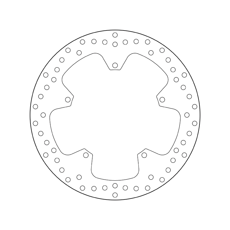 BREMBO Serie Oro rund starr Bremsscheibe