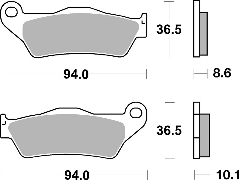 BREMBO Street Sintermetall Bremsbeläge - 07BB28SP