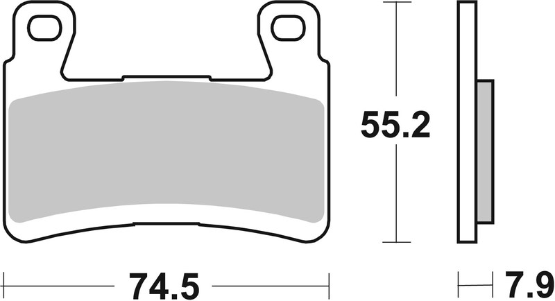 BREMBO Street Sintermetall Bremsbeläge - 07KA29SA