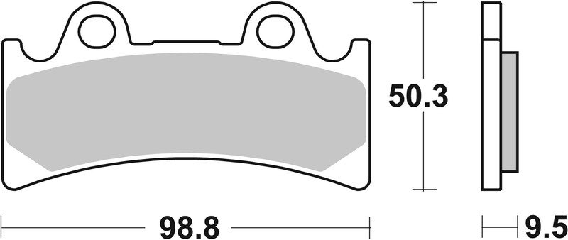 BREMBO Street Sintermetall Bremsbeläge - 07YA32SA