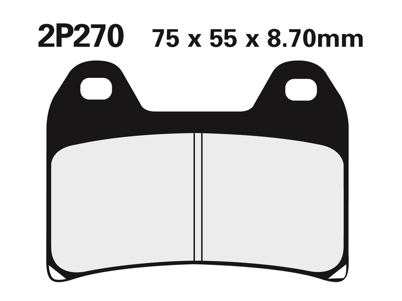 NISSIN Street /Off-Road Sintermetall Bremsbeläge - 2P-270ST