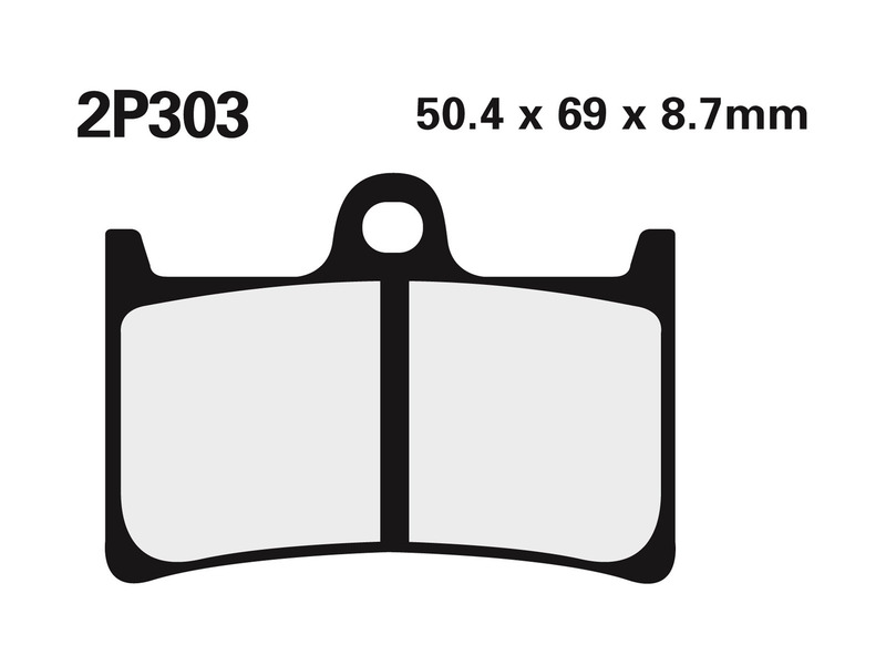 NISSIN Street /Off-Road Sintermetall Bremsbeläge - 2P-303ST