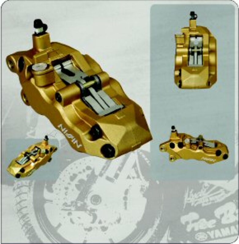 ETRIER 6 KOLBENS GOLD GAUCHE