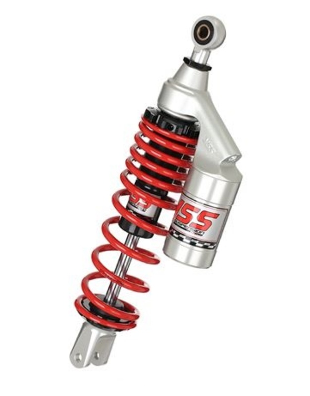 YSS Doppel-Federbein-Hinterradstoßdämpfer mit externem Reservoir Gas Eco Line