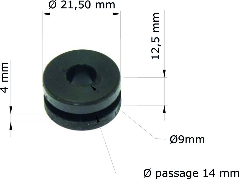 Silent Bloc TourmaxHondaXR250/650 10-fach