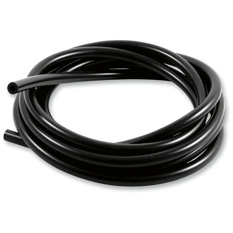 SAMCO Silikon-Vergaserentlüftungsschlauch schwarz 3 m - Innen-Ø 3 mm/Außen-Ø 7 mm