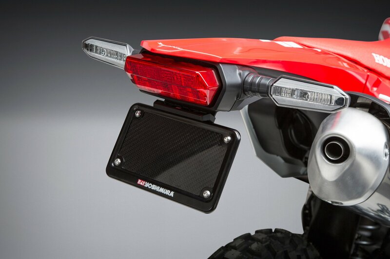 YOSHIMURA Kennzeichenhalter schwarz passend für Honda CRF450L