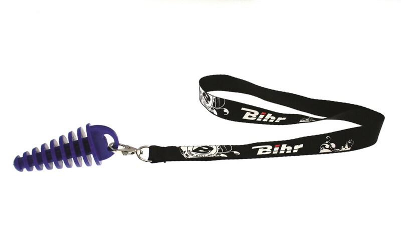 BIHR 2-Takter Auspuffstopfen blau Ø14 bis 37mm
