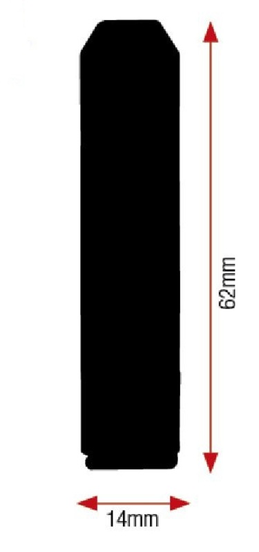 V PARTS Line LED-Blinker schwarz universal
