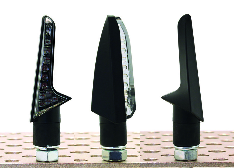 V PARTS Haken-LED-Blinker schwarz Universal