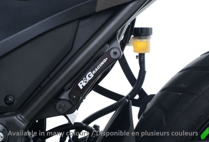 R&G RACING Soziusfußrasten-Blenden (Satz) schwarz passend für BMW S1000R