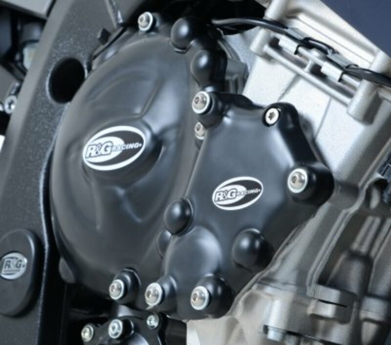 R&G RACING Motorgehäusedeckelschutz-Set Schwarz passend für BMW HP4/S1000R/RR