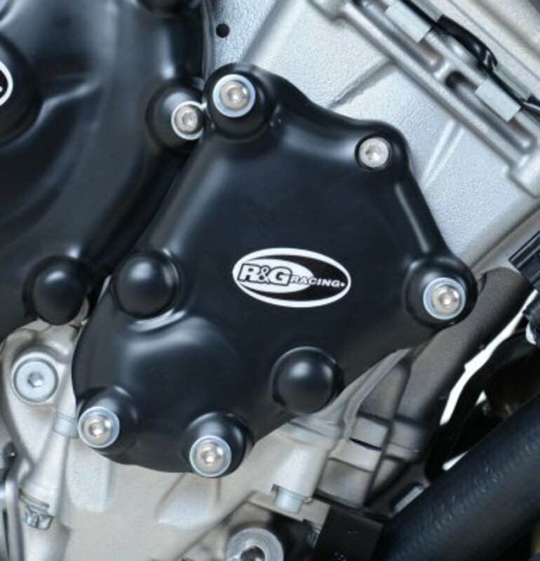 R&G RACING Motorgehäusedeckelschutz-Set Schwarz passend für BMW HP4/S1000R/RR