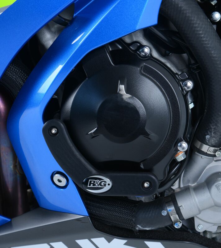 R&G RACING Motorgehäuse-Sturzpad links schwarz passend für Suzuki GSX-R1000