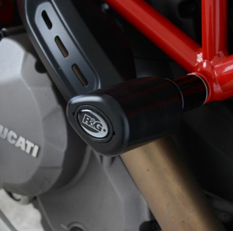 R&G RACING Aero Sturzpad schwarz passend für Ducati 950 Hypermotard