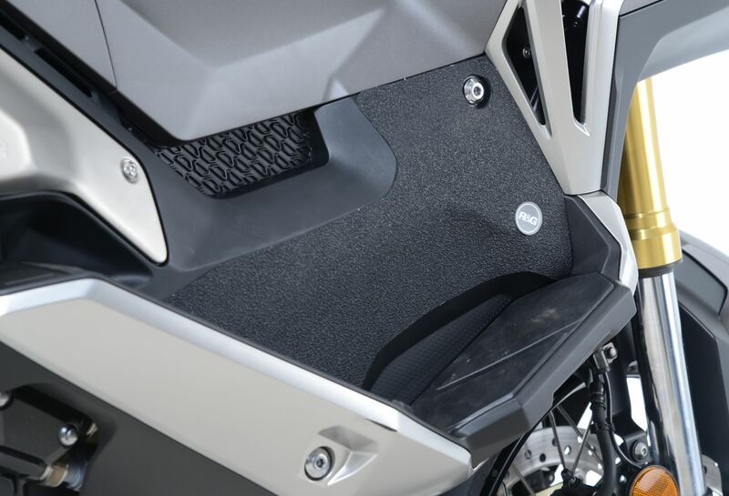 R&G RACING Rahmenschutzaufkleber schwarz (2-teilig) passend für Honda X-ADV