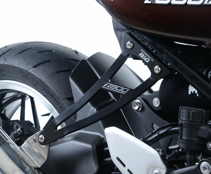 R&G RACING Auspuffhalter silber passend für Kawasaki Z900RS