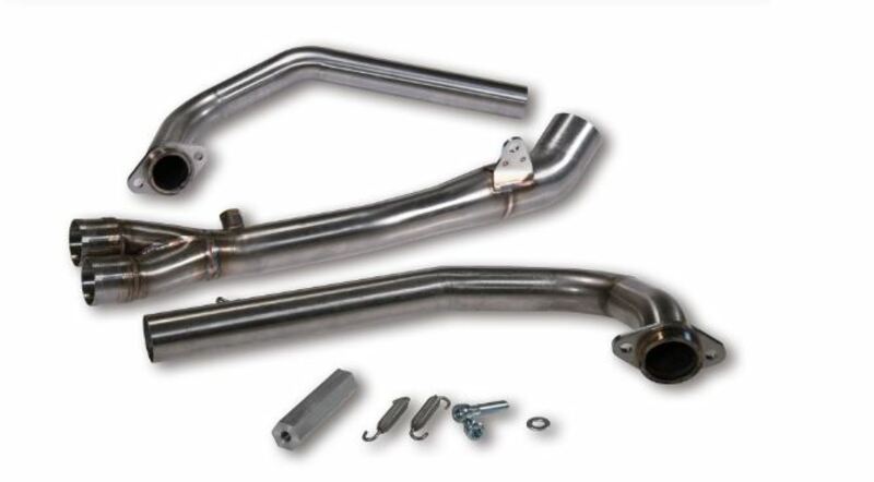 MALOSSI Wild Lion Header Pipe - Edelstahl Carbon passend für BMW C650 Sport