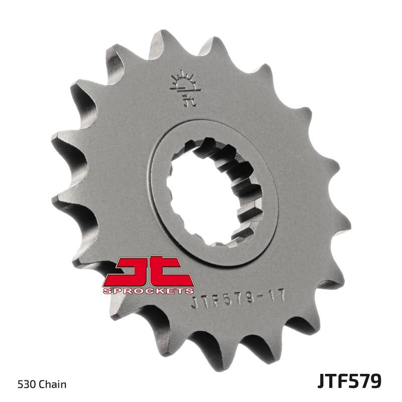 JT SPROCKETS Geräuschgedämpftes Stahlritzel vorne - 530