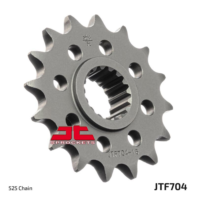 JT SPROCKETS Geräuschgedämpftes Stahlritzel vorne - 525