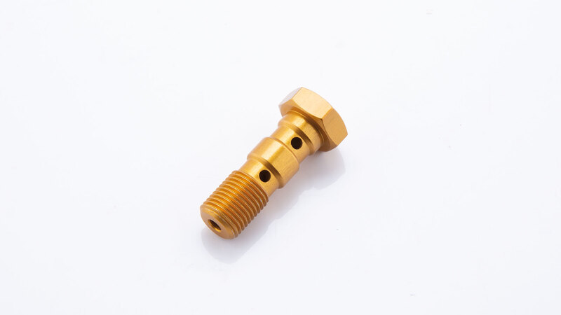 DOPPELSCHRAUBE M10X 1.00 GOLD
