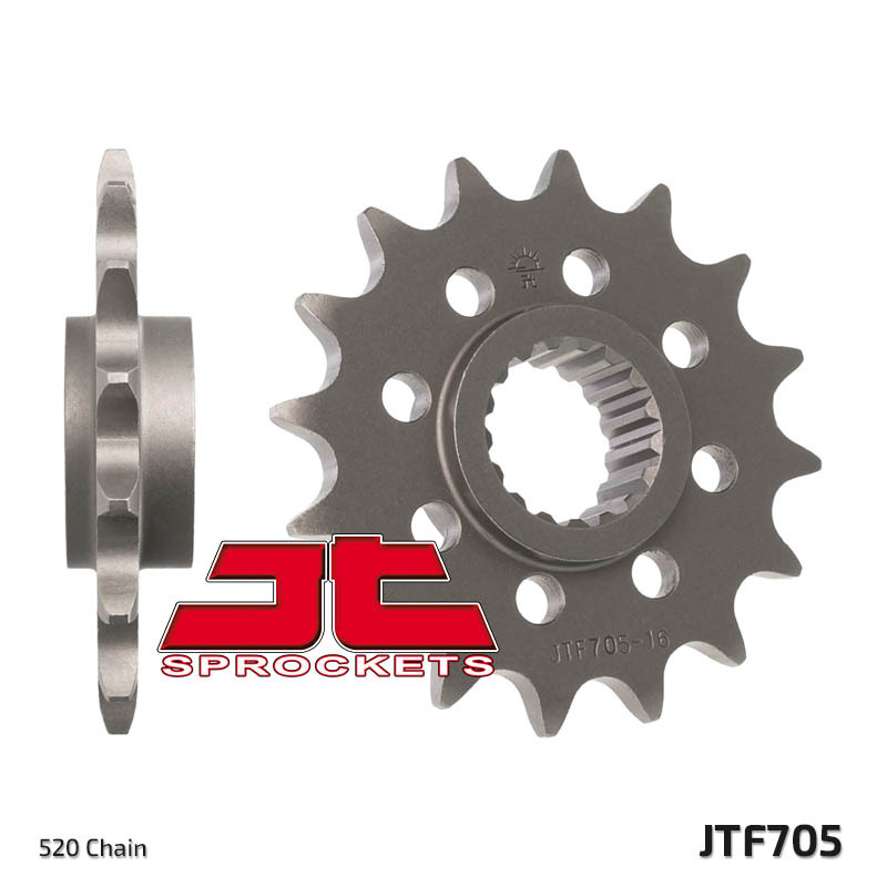 JT SPROCKETS Standard Stahlritzel vorne - 520