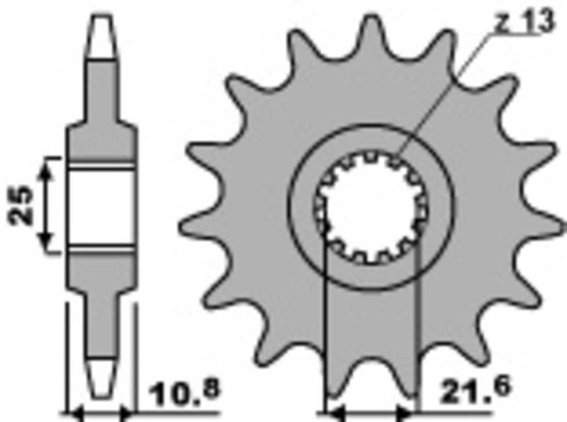 PBR Standard Stahlritzel vorne - 525