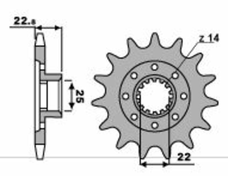 PBR Standard Stahlritzel vorne - 520