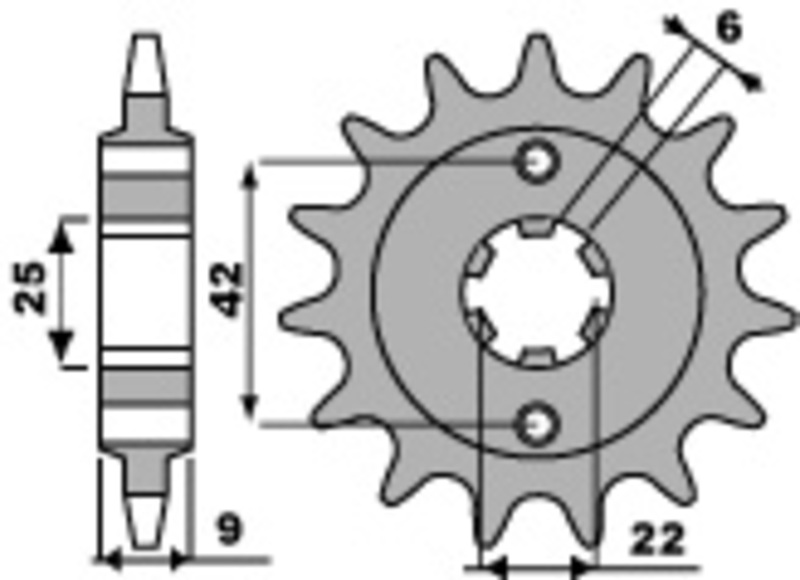 PBR Standard Stahlritzel vorne - 520