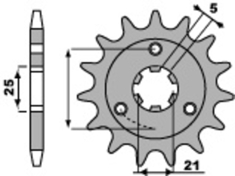 PBR Standard Stahlritzel vorne - 530