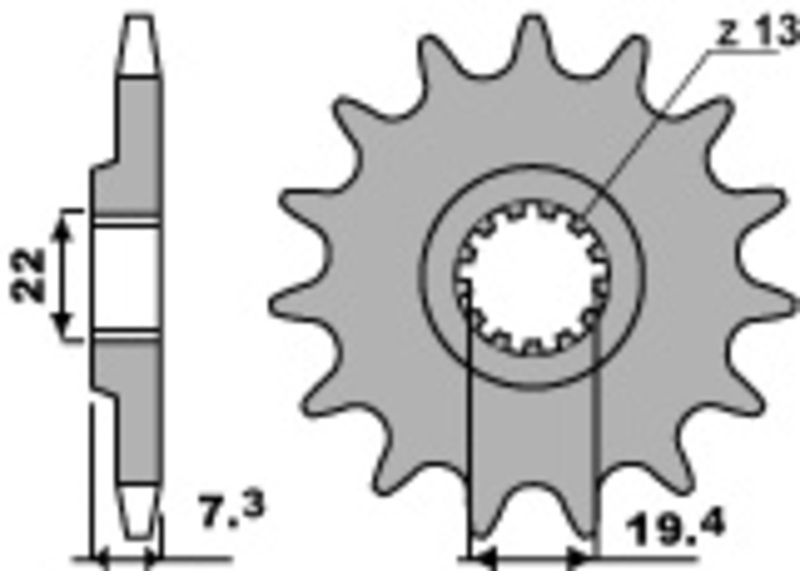 PBR Standard Stahlritzel vorne - 520
