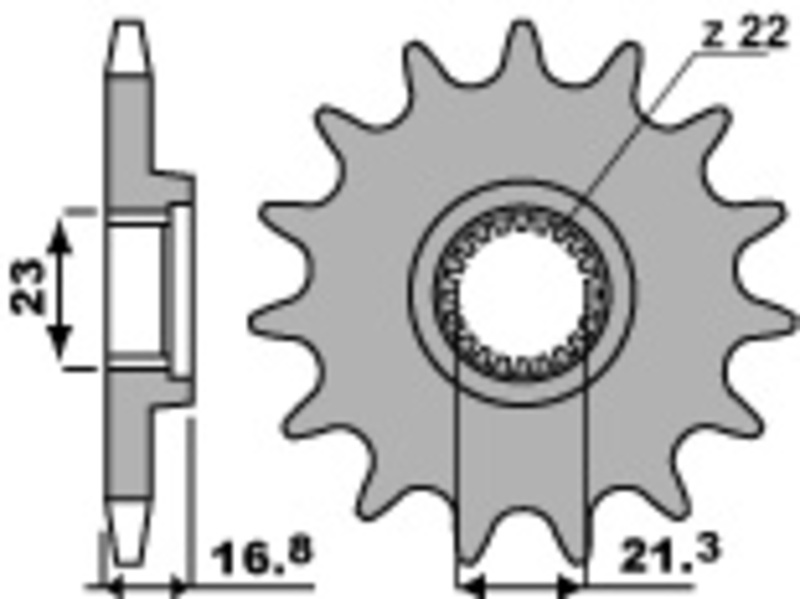 PBR Standard Stahlritzel vorne - 520