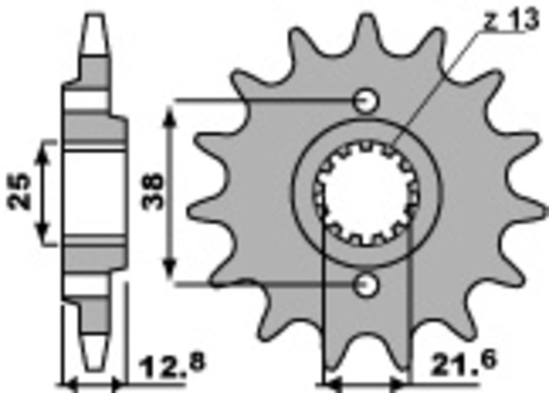 PBR Standard Stahlritzel vorne - 520