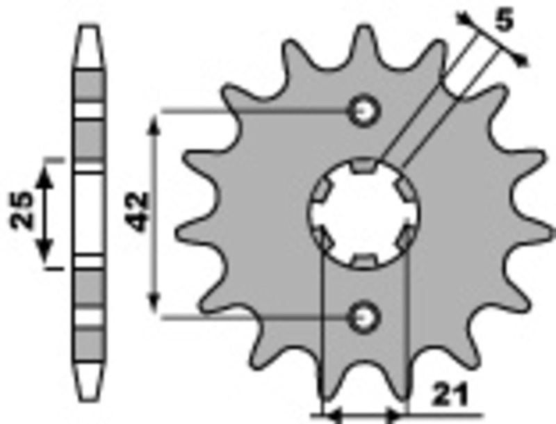 PBR Standard Stahlritzel vorne - 520