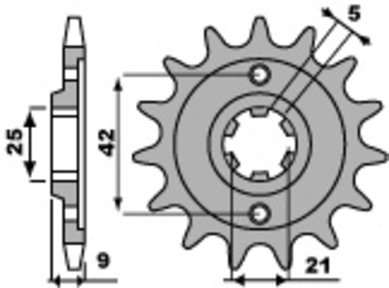 PBR Standard Stahlritzel vorne - 428