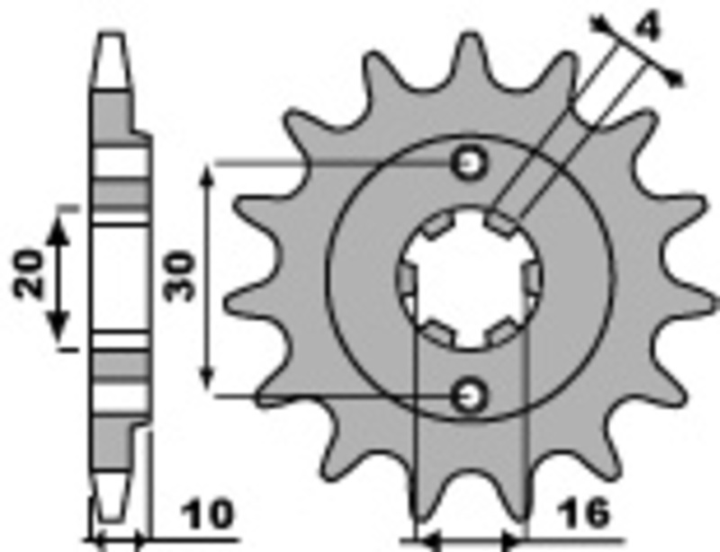 PBR Standard Stahlritzel vorne - 520
