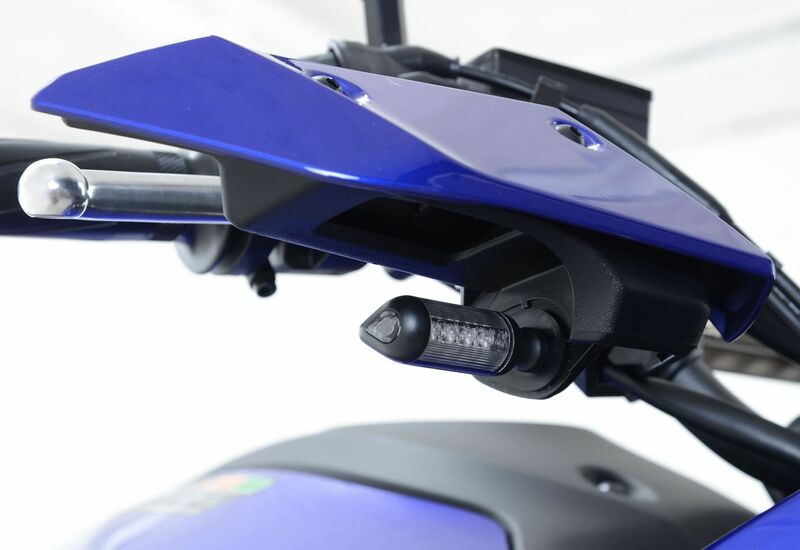 R&G RACING Blinkeradapter vorne schwarz passend für Yamaha
