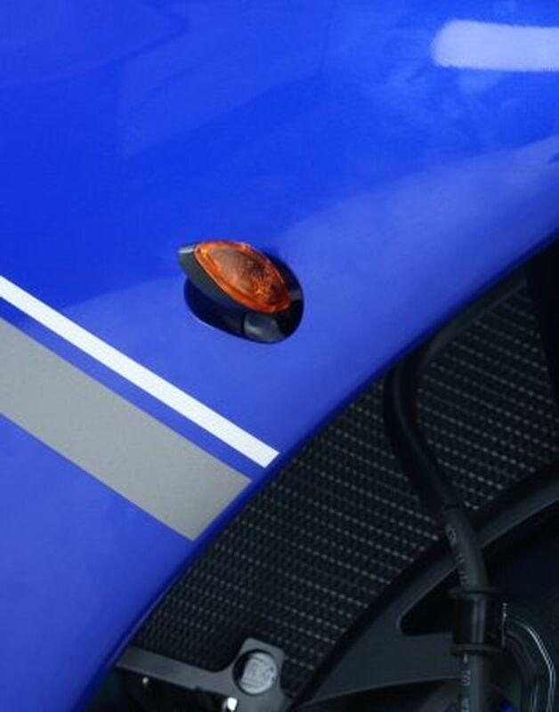 R&G RACING Blinkeradapter vorne schwarz passend für Yamaha