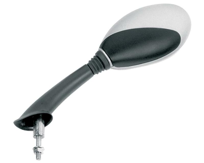 HIGHSIDER smart Rückspiegel OEM-Type links schwarz/grau passend für Piaggio passend für Vespa 50/125 (1Stck.)