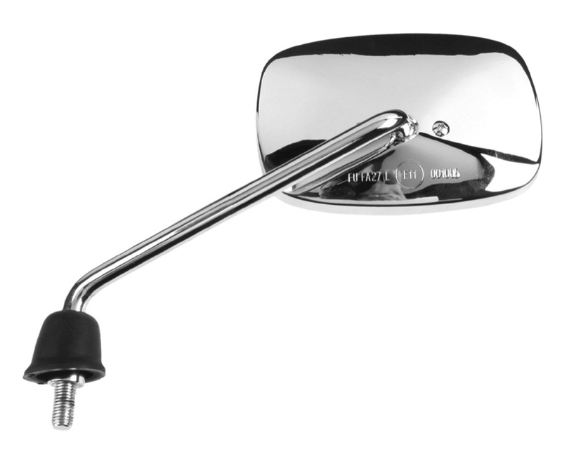 HIGHSIDER smart Rückspiegel OEM-Type links OEM-Type Chrom passend für Piaggio passend für Vespa S 50 (1Stck.)