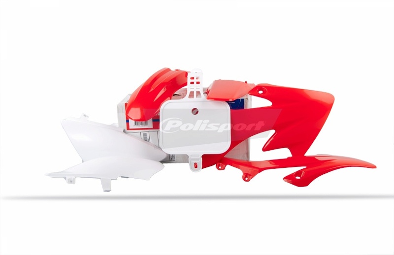 Plastik-Kit Polisport Originalfarbe passend für Honda CRF50F