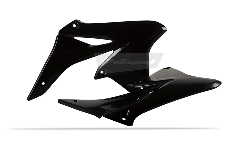 POLISPORT Kühlerspoiler seitlich Schwarz passend für Suzuki RM-Z250