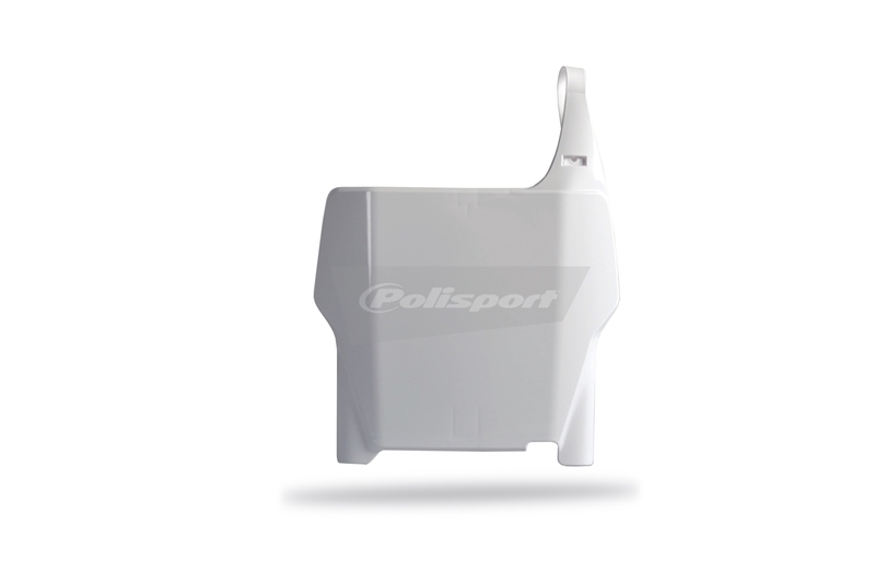 FRONT PLATE CR125-250 04-07 WHITE