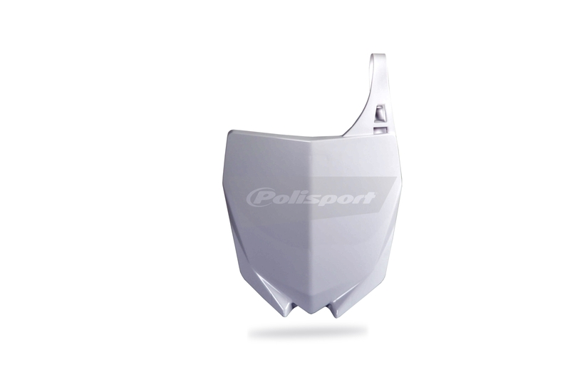 FRONT PLATE YZ250F 450F 10-13 WHITE