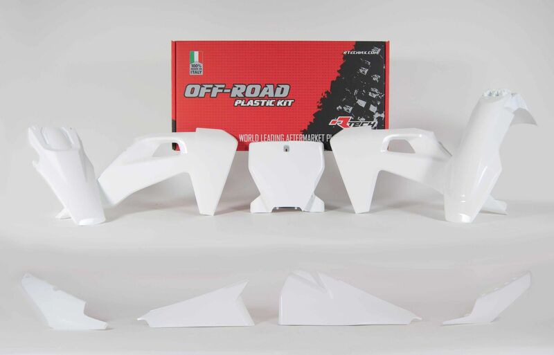 RACETECH Plastik-Kit Originalfarbe 2019 passend für Husqvarna TC/FC