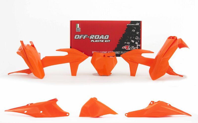 RACETECH Replica Kunststoffteile Kit + Airbox Cover passend für KTM