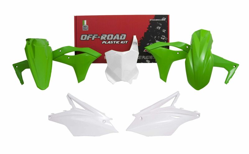 RACETECH Plastik-Kit Originalfarbe 2019 passend für Kawasaki KX250F