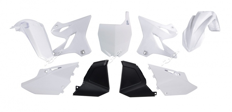 Kunststoff-Kit RACETECH Replica 15 weiß passend für Yamaha YZ125/250