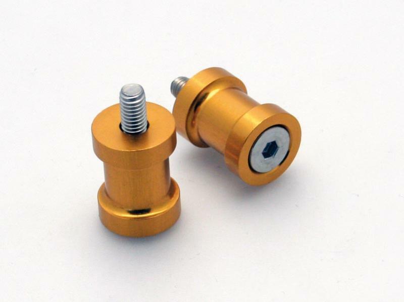 R&G RACING Bobbins für Ständeraufnahme M6 gold (Paar)